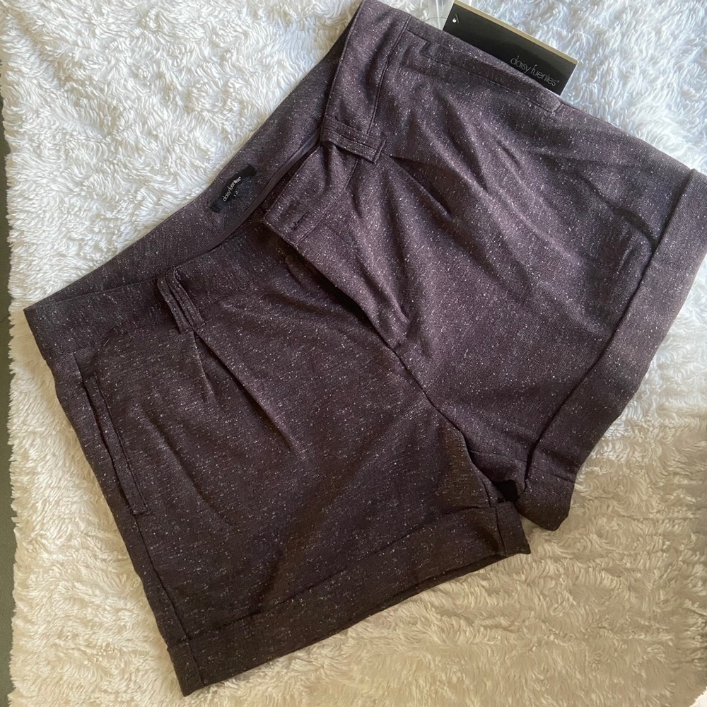 Daisy Fuentes pleated shorts